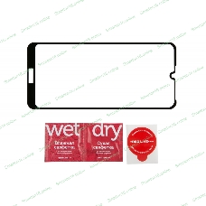 Защитное стекло для экрана Redline черный для Huawei Honor 8A 1шт. (УТ000017075)