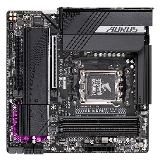 Материнская плата Gigabyte B650M AORUS ELITE, Socket AM5, AMD B650, 4xDDR5, 4xSATA, 2xM.2, 1xPCI-E 4.0 x16, 1xPCI-E 4.0 x4, 1xHDMI, 1xDP, 1x 2.5Gb LAN, 5xUSB-A 3.2 Gen 1, 2xUSB-A 3.2 Gen 2, 4xUSB-A 2.0, 1xUSB-C 3.2 Gen 2, 2x3.5 мм, 7.1, Micro-ATX