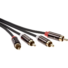 Кабель соединит 2xRCA (M) - 2xRCA (M),1.5m, TelecomPRO TAV7158M-1.5M