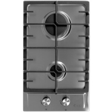 Газовая варочная панель LEX GVS 321 Inox 4000Вт 2 комфорки нерж.сталь