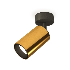 Светильник Ambrella Light XM6327020 PYG/SBK золото желтое полированное/черный песок MR16 GU5.3 (A2210, C6327, N6111)