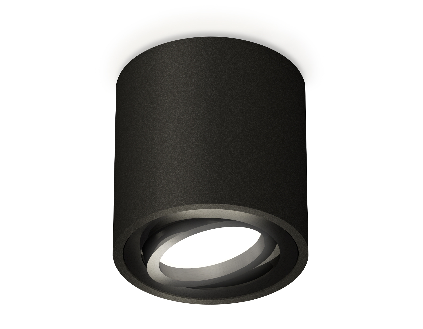 Светильник Ambrella Light XS7532002 SBK/PBK черный песок/черный полированный MR16 GU5.3 (C7532, N7002)