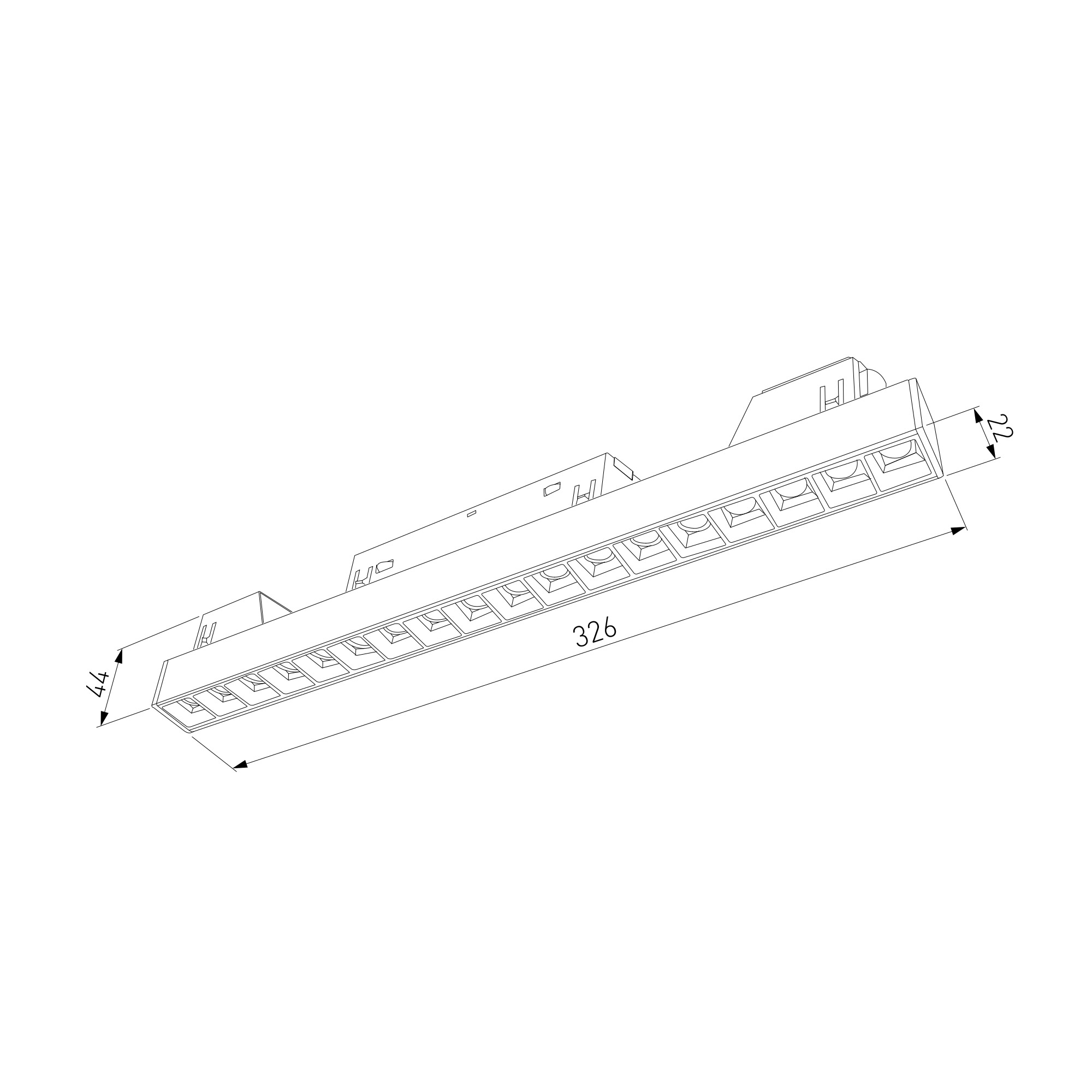 Трековый светильник Slim Magnetic SL03 18W 4200K черный 85006/01 85006/01