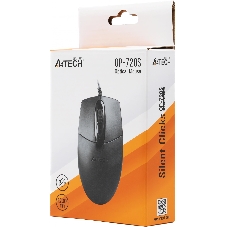 Мышь проводная A4Tech OP-720S черный, 1200 dpi, USB, кнопки - 3