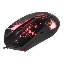 Мышь проводная Oklick 399M STIGMA черный, 1200 dpi, USB, кнопки - 3