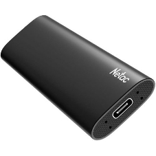 Внешний SSD Netac Z SLIM, 250 Gb, USB 3.2 Gen 2 Type-C, R/W 550/480, черный