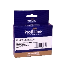 Картридж струйный ProfiLine PL-PGI-1400XLC для принтеров Canon MB2040/MB2140/MB2340/MB2740 с чернилами Cyan