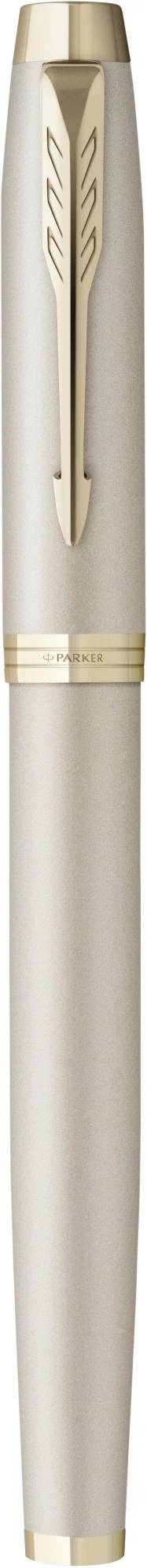 Ручка перьевая Parker IM Monochrome F328 (2172953) Champagne PVD F сталь нержавеющая подар.кор.