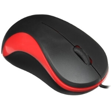 Мышь проводная Oklick 115S черный, 1200 dpi, USB, кнопки - 3