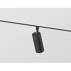 Трековый светильник GL2305 BK черный IP20 12W 3CCT 3000-6000K 48V 24° D45*100