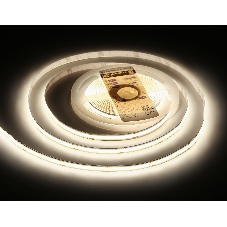 Светодиодная лента Ambrella light GS4702 COB 480Led /12W m/ 24V IP20 4500K/ 5000*8*1.54mm (2 конт.)