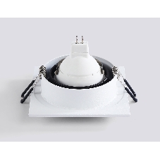 Светильник встраиваемый Ambrella light TN102727 WH/BK белый/черный GU5.3 92*92*23