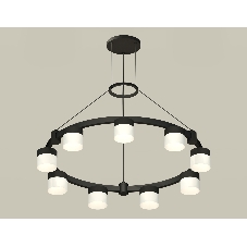 Светильник Ambrella light XR92051904/9 SBK/FR черный песок/белый матовый GX53 (A9205, C9242, N8402)
