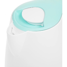 Чайник электрический Blackton Bt KT1702P белый/зеленый, 1.7 л, 2200 Вт, скрытый нагревательный элемент