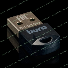 Адаптер USB Buro Bluetooth 5.0+EDR class 1.5 20м черный