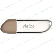 Флешка USB Netac U352 128Gb <NT03U352N-128G-20PN>, USB 2.0, с колпачком, металлическая