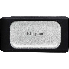 Внешний SSD Kingston XS2000, 2TB, USB 3.2 Gen 2x2 Type-C, R/W 2000/2000, серебристый