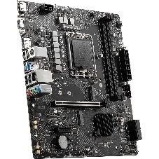 Материнская плата MSI PRO H610M-G DDR4, LGA 1700, Intel H610, 2xDDR4, 4xSATA, 1xM.2, 1xPCIe 4.0 x16, 1xPCIe 3.0 x1, 1xHDMI, 1xDP, 1xVGA, 1xRJ45 1Gb, 2xUSB-A 3.2 Gen 1, 4xUSB-A 2.0, 3x3.5мм, 7.1, mATX
