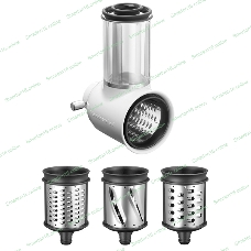 Насадка-овощерезка с 3-мя барабанами KitchenAid 5KSMVSA, белый