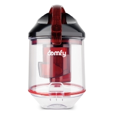 Пылесос Domfy DSC-VC704 черный/красный, 400/2400 Вт, уборка сухая, пылесборник контейнер 3 л