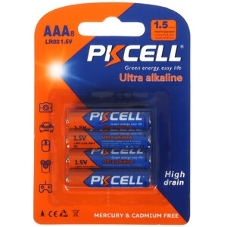 Щелочной/алкалиновый элемент питания PKCELL LR03-8B тип - AAА 8 шт в блистере