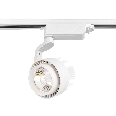 Трековый однофазный светодиодный светильник Ambrella light GL6103 WH белый LED 10W 4200K 24°