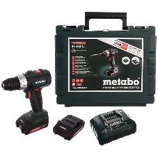 Дрель-шуруповерт Metabo BS 18 LT BL, 18 В, 2 Ач, 60 Нм, щеточный