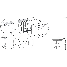 Духовой шкаф Electrolux EOF3H50X, встраиваемый