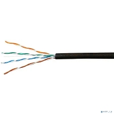 Кабель SkyNet Standart UTP outdoor 4x2x0,48, медный, FLUKE TEST, кат.5e, однож., 100 м, box, черный CSS-UTP-4-CU-OUT/100