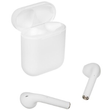 Наушники TWS Maxvi MHF-104BT белый, вкладыши, Bluetooth, сенсорное управление, до 4 ч
