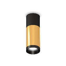 Светильник Ambrella Light XS6327040 PYG/SBK/PBK золото желтое полированное/черный песок/черный полированный MR16 GU5.3