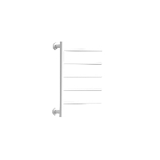 Полотенцесушитель дизайнерский электрический BAU Nimb White 62,5х40, подключение нижнее, белый матов