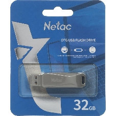 Флешка USB Netac U782C USB 3.0+TypeC Dual Flash 32Gb NT03U782C-032G-32PN