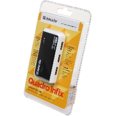USB-разветвитель Defender QUADRO INFIX, USB 2.0 - 4 порта, USB