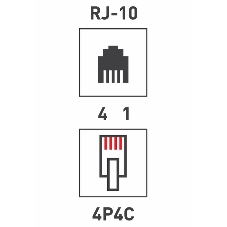 Телефонный разъем PROconnect RJ-9 (4P4C)
