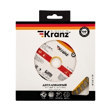 Диск алмазный отрезной Kranz Turbo волна 150x22.2 мм