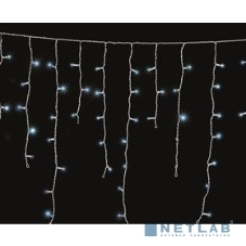 Гирлянда Neon-night Айсикл (бахрома) светодиодный, 1,8 х 0,5 м, белый провод, 230 В, диоды синие, 48 LED