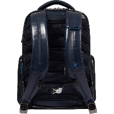 Рюкзак для ноутбука Piquadro Blue Square CA6592B2BM/BLU2, кожа, темно-синий
