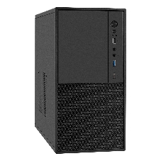 Компьютерный корпус Minitower ExeGate BAA-308MUC-AAA450 (mATX, БП AAA450 с вент. 8см, 1хUSB+1хUSB 3.0+1хTypeC, HD Audio, черный)