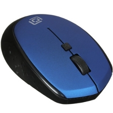 Мышь беспроводная Oklick 488MW синий/черный, 1600 dpi, радиоканал, USB, кнопки - 4