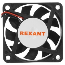 Вентилятор для корпуса Rexant RX 6015MS 24VDC черный, 60 мм, 4200 об/мин, 28 дБ, 2 pin