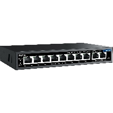 Коммутатор Netis ST210GPD-2G, 8×1 Гбит/с PoE + 2×1 Гбит/с, настраиваемый