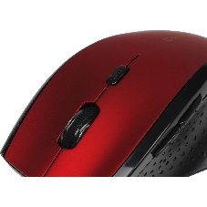 Мышь беспроводная Defender Accura MM-365 красный, 1600 dpi, радиоканал, USB, кнопки - 6