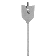 Сверло по дереву Matrix перовое 36 мм 6-гранный хвостовик
