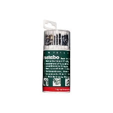 Набор 18 сверел Metabo 627190000 (камень,мет,дер 3-10 мм) пласт.кор