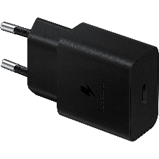Сетевое зарядное устройство Samsung Adapter 15W Type C with Cable черный (EP-T1510XBEGEU)