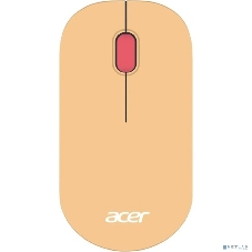 Мышь беспроводная Acer OMR205 бежевый/розовый, 1200 dpi, радиоканал, USB, кнопки - 3