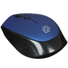 Мышь беспроводная Oklick 488MW синий/черный, 1600 dpi, радиоканал, USB, кнопки - 4