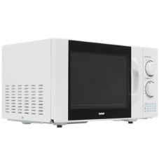 Микроволновая печь BBK 23MWS-927M/W белый, 23 л, 900 Вт, переключатели - поворотный механизм