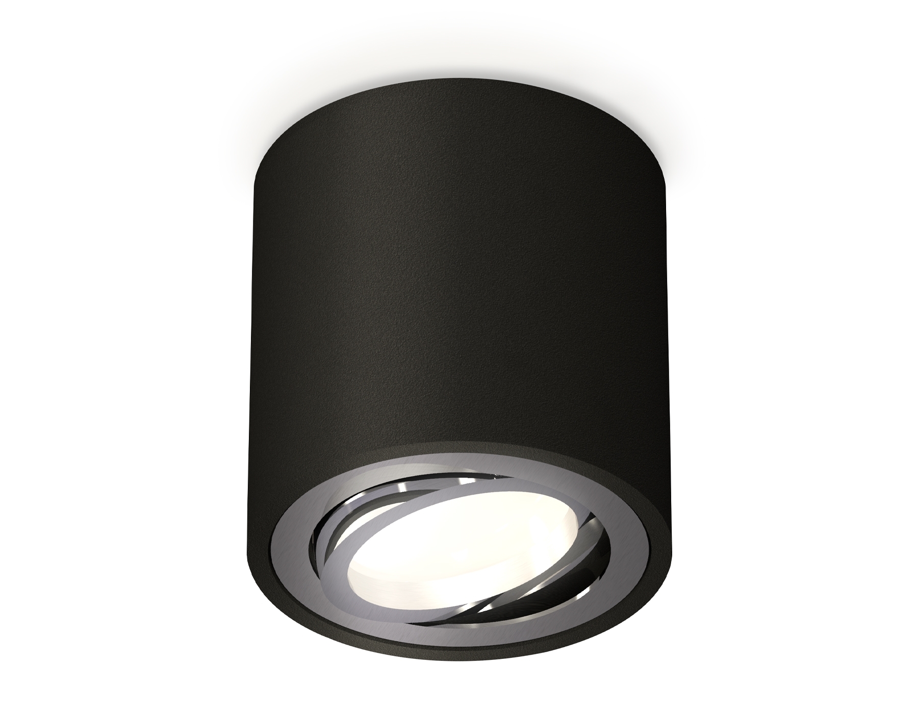 Светильник Ambrella Light XS7532003 SBK/PSL черный песок/серебро полированное MR16 GU5.3 (C7532, N7003)